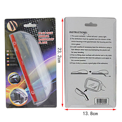 Car Rearview Mirror Rain Protection Eyebrows 2-piece Set