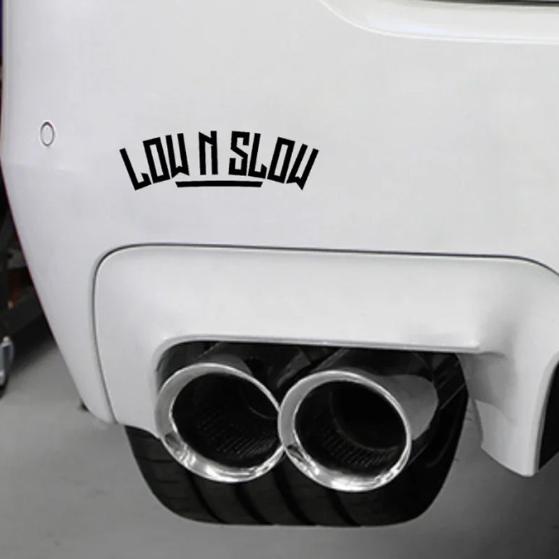 Low Speed And Slow Speed Personalized Car Stickers Suitable For Window Bodies