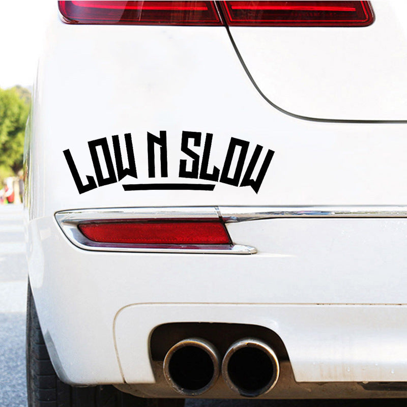 Low Speed And Slow Speed Personalized Car Stickers Suitable For Window Bodies