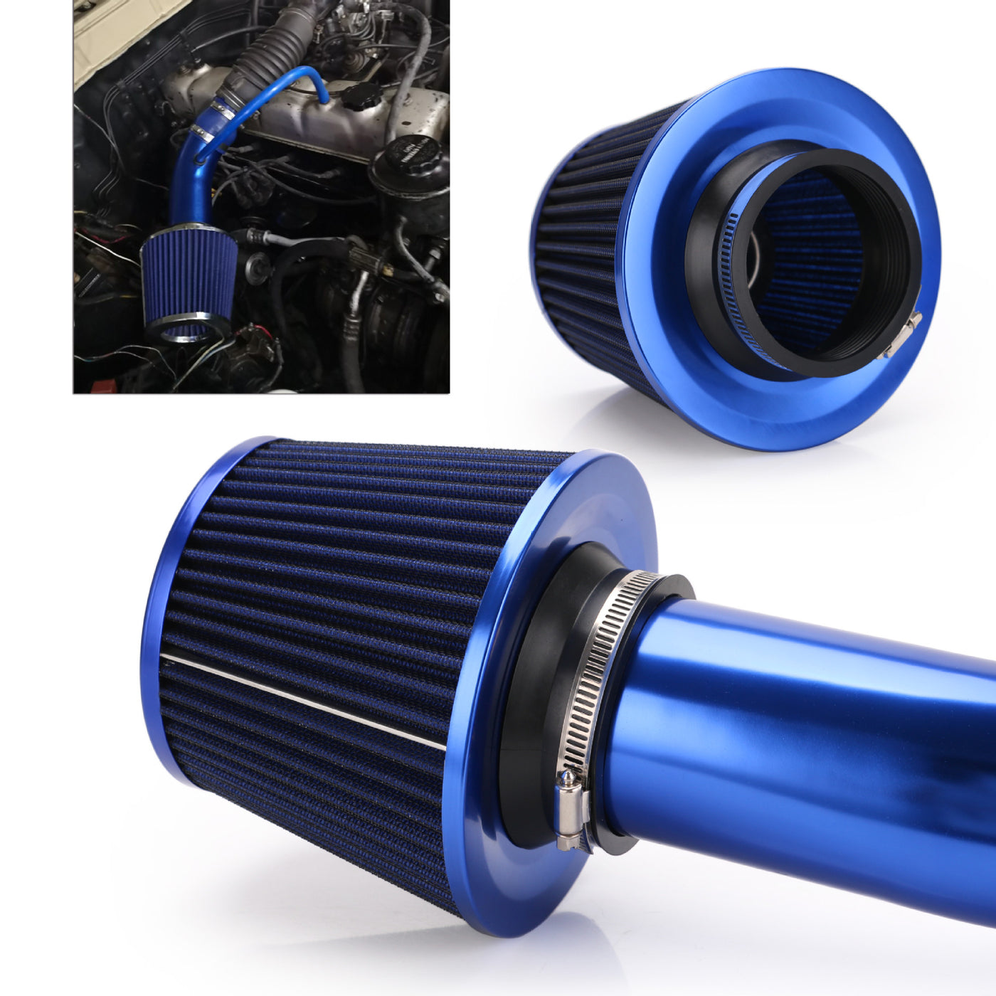 76mm 3inch Air Filter Mushroom Head Intake