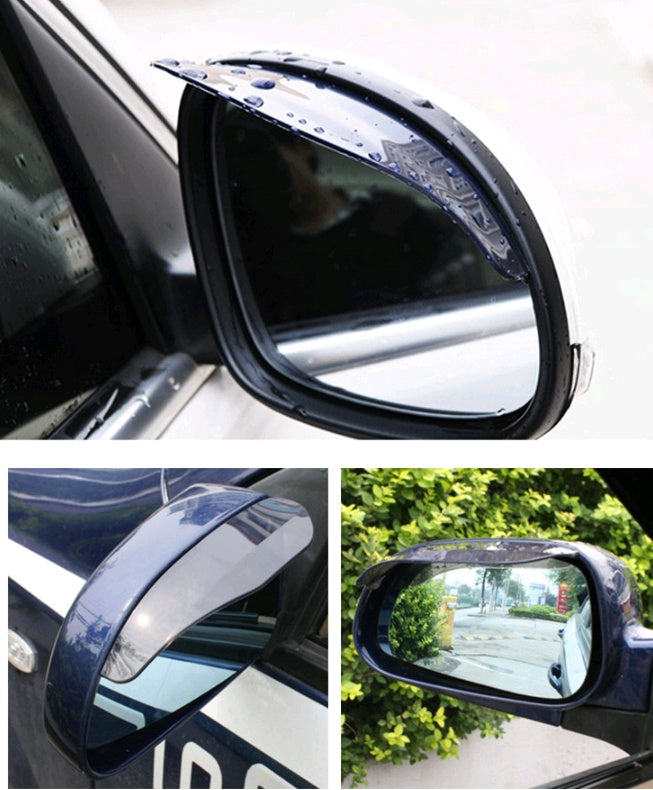 Car Rearview Mirror Rain Protection Eyebrows 2-piece Set