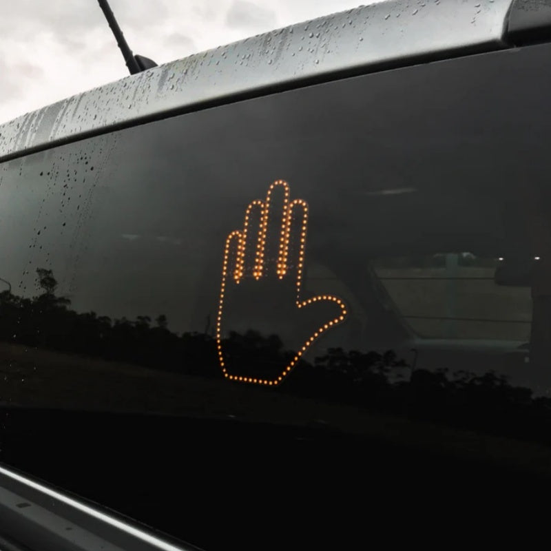 Car Finger Light With Remote Road Rage Signs